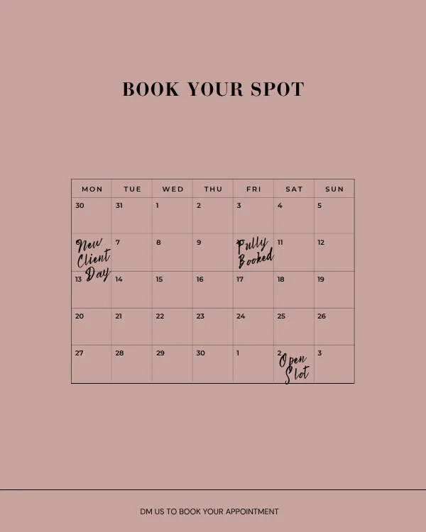 Blush Nail Studio Instagram template 6